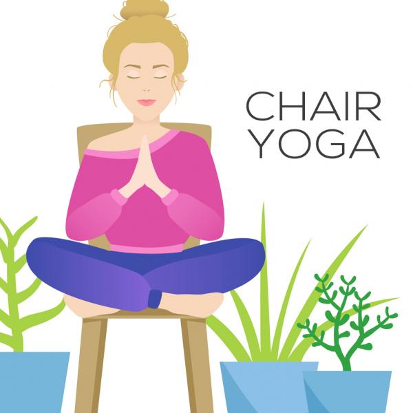 30+ Chair Yoga Seniors Stock Illustrations, Royalty-Free Vector